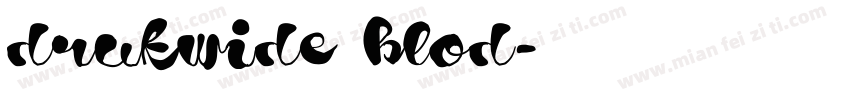 drukwide blod字体转换